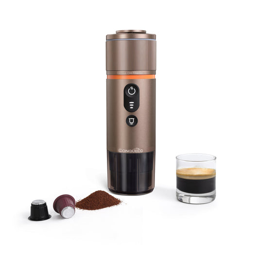 CONQUECO 12V Portable Espresso