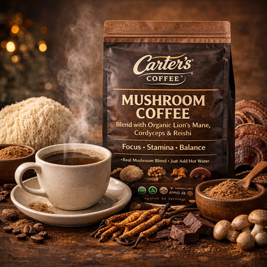 Coffee with Mushrooms Dark Roast